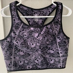 Torrid Skull Sports Bra Size 2